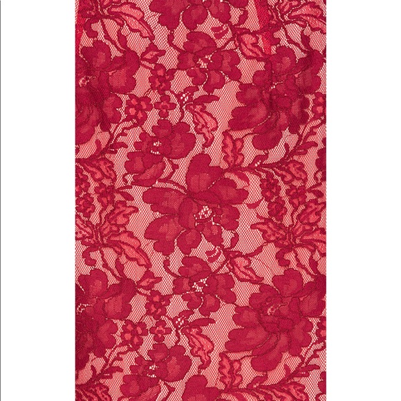 X REVOLVE NBD Bad Reputation Skirt Red - Picture 5 of 6